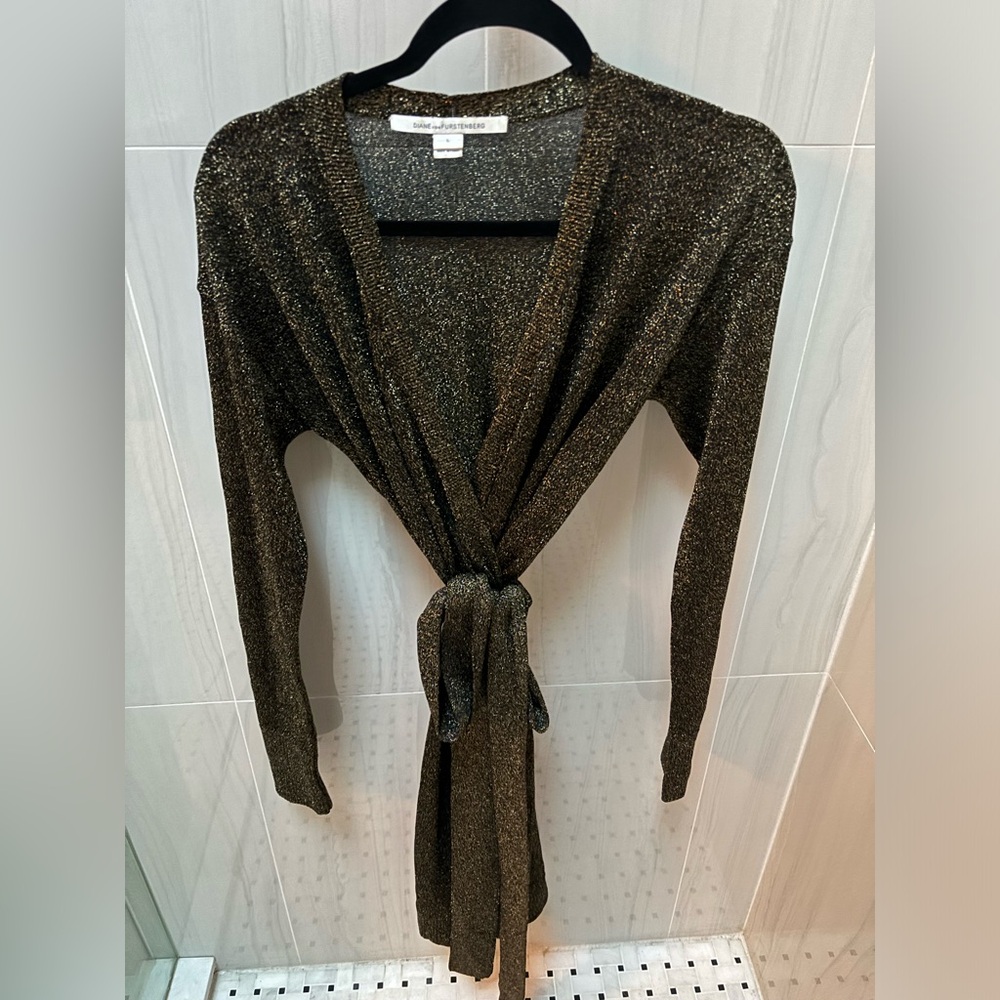 Metallic knit DVF